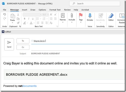 Outlook web email